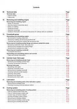 VW New Beetle 9C (97-10) 4-cyl. injection engine mechanics 100 hp repair manual