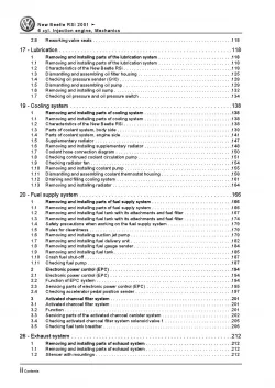 VW New Beetle RSi 9G (01-05) 6-cyl. injection engine mechanics repair manual pdf