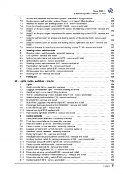 VW Nivus type CS from 2020 electrical system repair workshop manual pdf ebook