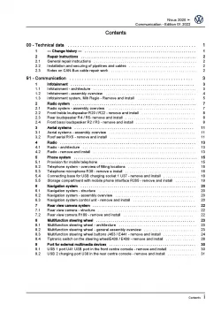 VW Nivus CS from 2020 communication radio navigation repair workshop manual pdf