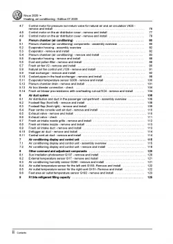 VW Nivus CS from 2020 heating air conditioning system repair workshop manual pdf