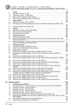 VW Passat 7 3C 10-14 4-cyl. 1.4l petrol engines 140-180 hp repair workshop eBook