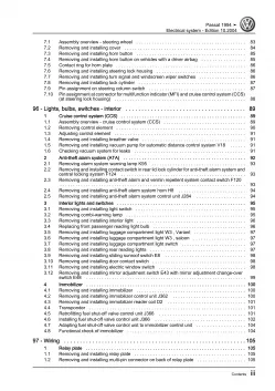 VW Passat 4 3A 1993-1997 electrical system repair workshop manual guide eBook