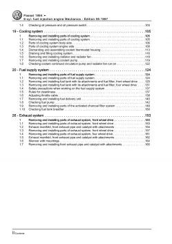 VW Passat 4 3A (93-97) 4-cyl. injection engine mechanics 174-190 hp repair eBook