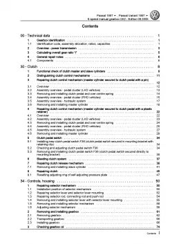 VW Passat 3B (1996-2005) 6 speed manual gearbox 0A2 repair workshop manual eBook