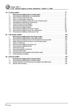 VW Passat 3B (96-05) 4-cyl.injection engine mechanics 101 hp repair manual pdf