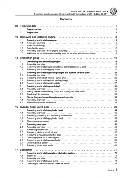 VW Passat 3B (96-05) 4-cyl. injection engine 150-170 HP repair manual eBook pdf