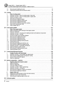 VW Passat 3B (96-05) 4-cyl. diesel engine 1.9l repair workshop manual eBook pdf 