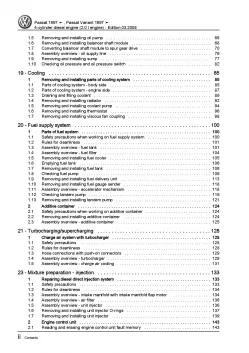 VW Passat 3B (96-05) 4-cyl. diesel engine 2.0l repair workshop manual eBook pdf 