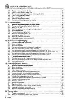 VW Passat 3B (96-05) 4-cylinder diesel engine 1.9l repair workshop manual eBook