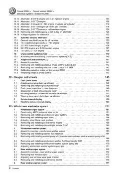 VW Passat 6 type 3C 2004-2010 electrical system repair workshop manual pdf eBook