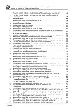 VW Passat 6 type 3C 2004-2010 heating air conditioning system repair guide eBook