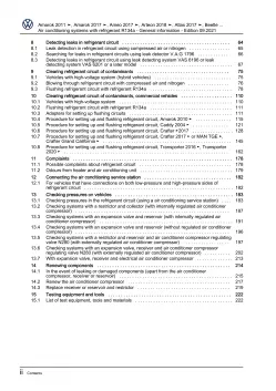 VW Passat 8 3G (14-19) air conditioning systems refrigerant R134a manual eBook