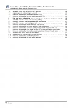 VW Passat 8 3G (19-23) general body repairs interior guide workshop manual eBook