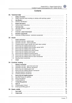 VW Passat 8 3G (19-23) 6 speed manual gearbox 0C9 repair workshop download eBook