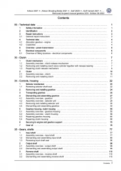 VW Passat 8 3G (19-23) 6 speed manual gearbox 0C9 repair workshop download eBook