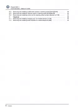 VW Passat 9 type CJ from 2023 communication radio navigation repair manual eBook