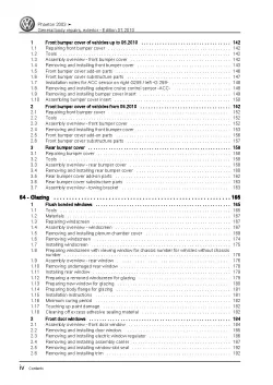 VW Phaeton 3D 2001-2016 general body repairs exterior repair workshop manual pdf