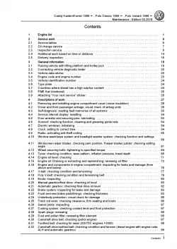 VW Polo 3 Variant 6K 1997-2001 maintenance repair workshop manual pdf file ebook
