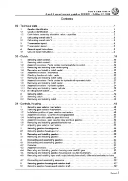 VW Polo 3 Estate 6K 1997-2001 4-5 speed manual gearbox 020 02K repair manual pdf