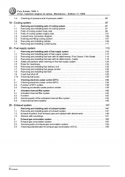 VW Polo 3 Estate 6K 1997-2001 injection engine mechanics 75 hp repair manual pdf