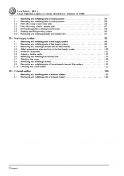 VW Polo 3 Estate 6K (97-01) injection engine mechanics 4 vale repair manual pdf