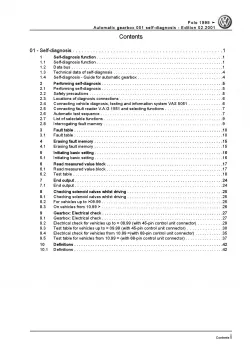 VW Polo 3 6N 1994-2002 self-diagnosis for automatic gearbox workshop manual pdf