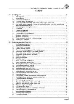 VW Polo 3 6N 1994-2002 1AV fuel injection ignition system 1.6l repair manual pdf