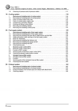 VW Polo 3 6N (94-02) 4-cyl. injection engine mechanics 125 hp repair manual pdf