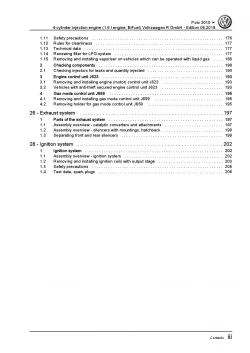 VW Polo 5 R-Line 6R 2009-2013 4-cyl. 1.6l petrol engines 82 hp repair manual pdf