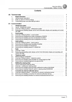 VW Polo Vivo type 6R from 2017 communication radio navigation repair manual pdf