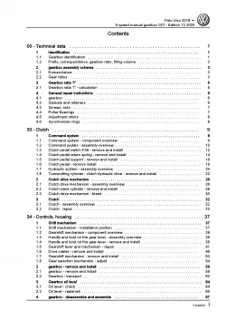 VW Polo Vivo 6R from 2017 5 speed manual gearbox 02T repair workshop manual pdf