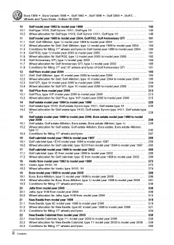 VW Polo 3 Classic 6V 1995-2002 wheels and tyres repair workshop manual pdf ebook