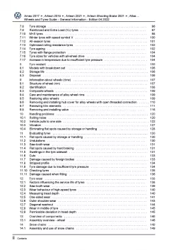 VW Scirocco 13 2008-2017 wheels tyres general info repair workshop manual eBook