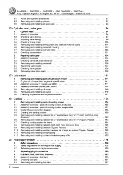 VW Scirocco (08-14) 4-cyl 1.4l petrol engines 122hp repair workshop manual eBook