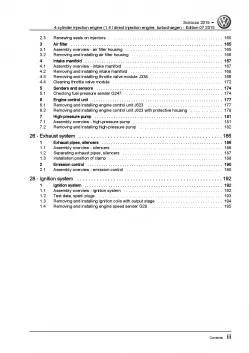 VW Scirocco (14-17) 4-cyl 1.4l petrol engines 122hp repair workshop manual eBook