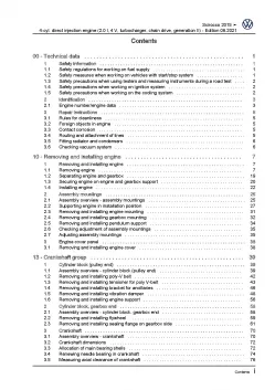 VW Scirocco (14-17) 4-cyl 2.0l petrol engines 155hp repair workshop manual eBook