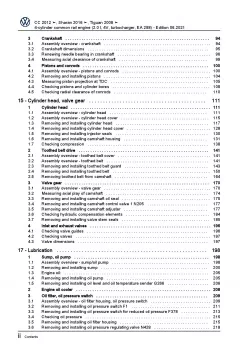 VW Tiguan 5N 2007-2016 4-cyl. 2.0l diesel engines 110-183 hp repair manual pdf