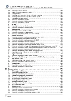 VW Tiguan 5N 2007-2016 4-cyl. 2.0l diesel engines 110-183 hp repair manual pdf