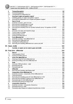VW Tiguan AD (16-21) 7 speed dual clutch gearbox 0GC repair workshop manual pdf