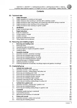 VW Tiguan AA AX from 2016 4-cyl. petrol engines 122-150 hp repair manual pdf