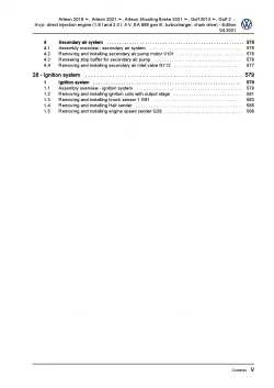 VW Tiguan AD AX from 2016 4-cyl. petrol engines 179-290 hp repair manual pdf