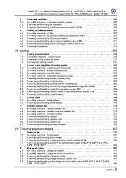 VW Tiguan AX from 2021 4-cyl. 2.0l petrol engines 190-320 hp repair manual pdf