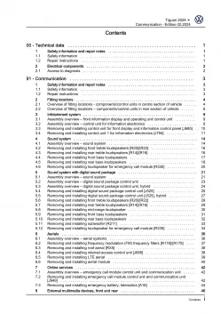 VW Tiguan 3 CT from 2023 communication radio navigation repair workshop eBook