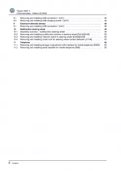 VW Tiguan 3 CT from 2023 communication radio navigation repair workshop eBook