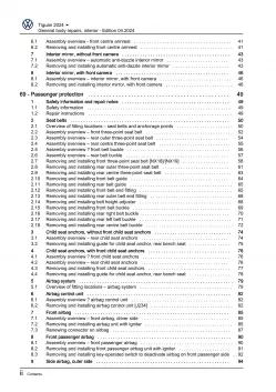 VW Tiguan 3 CT from 2023 general body repairs interior guide workshop pdf eBook