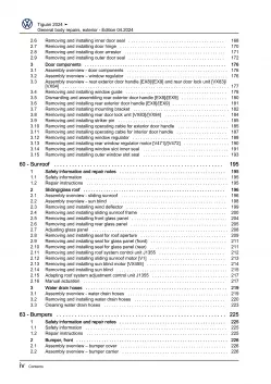 VW Tiguan 3 CT from 2023 general body repairs exterior guide workshop pdf eBook