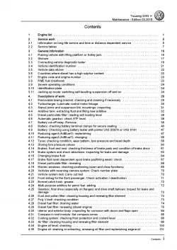 VW Touareg type 7L 2002-2010 maintenance repair workshop manual pdf file ebook