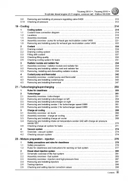 VW Touareg type 7P 2010-2018 8-cyl. 4.2l diesel engines 340 hp repair manual pdf