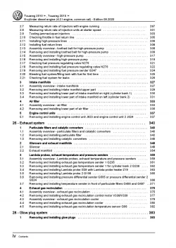 VW Touareg type 7P 2010-2018 8-cyl. 4.2l diesel engines 340 hp repair manual pdf